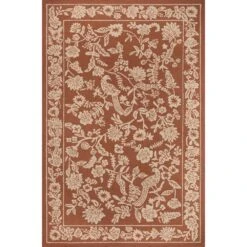 Rifle Paper Co. X Loloi Arboretum Amber 5'-0" X 7'-6" Area Rug