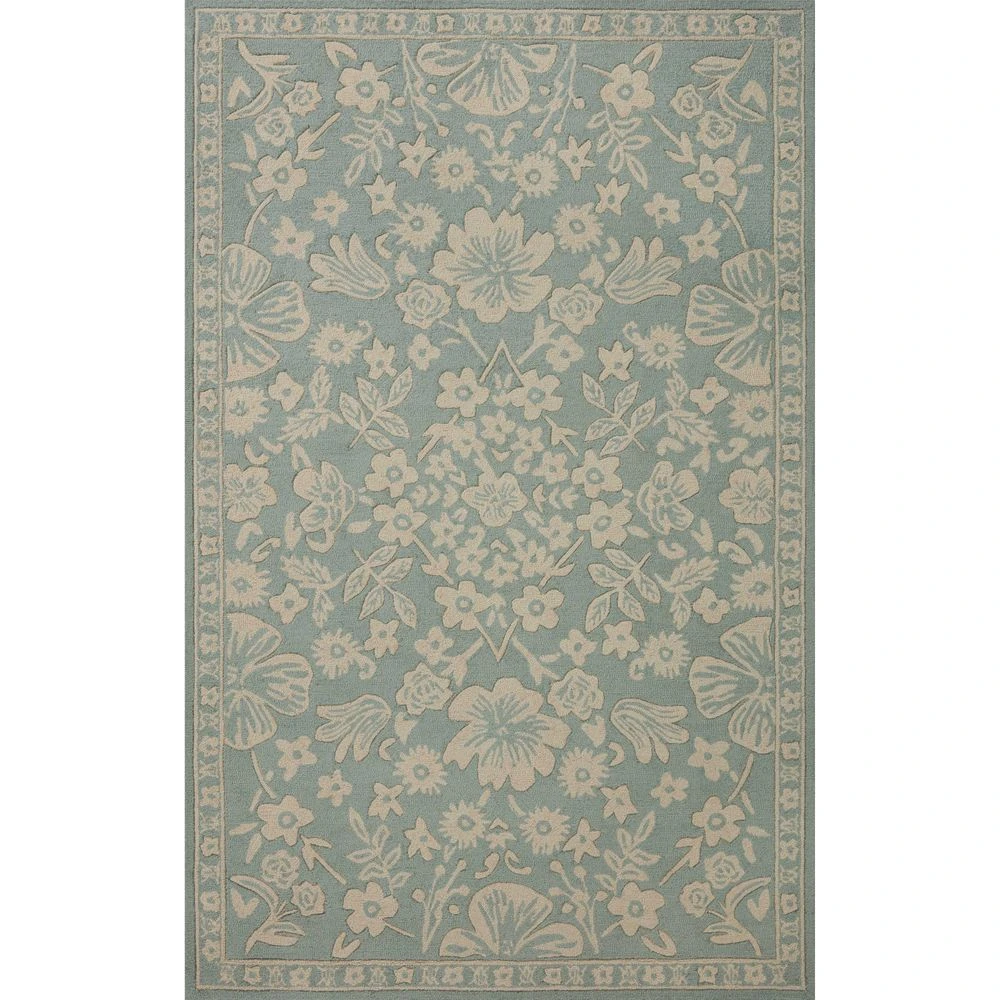 Rifle Paper Co. X Loloi Arboretum Jade 2'-3" X 3'-9" Accent Rug 1 Rifle Paper Co. X Loloi Arboretum Jade 2'-3" X 3'-9" Accent Rug