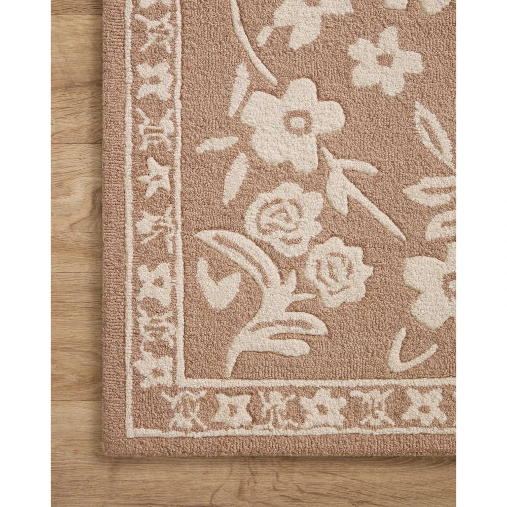 Rifle Paper Co. X Loloi Arboretum Rust 2'-3" X 3'-9" Accent Rug 3 Rifle Paper Co. X Loloi Arboretum Rust 2'-3" X 3'-9" Accent Rug - Image 3