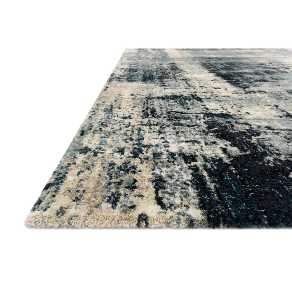 Loloi Augustus Navy / Dove 2'-7" X 10'-10" Runner Rug 2 Loloi Augustus Navy / Dove 2'-7" X 10'-10" Runner Rug - Image 2