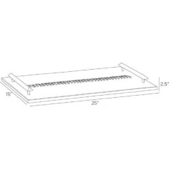 Vanderbilt Tray - Brown -France and So Furniture AYI12.l1 9f308fc9 255b 49a9 9310 742f96a18612