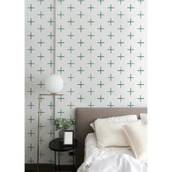 Addition Large Wallpaper -France and So Furniture AdditionL SignatureGreen Bedroom MockUp