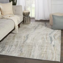 Cadence Butera Barrington Handmade Abstract Light Gray/ Beige Area Rug (8'X10') -France and So Furniture BBB05 4 f5a55fdf 5cea 4745 8e46 2b0acdbf1f5f