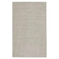 Maxwell Handmade Solid Ivory/ Gray Area Rug (12'X15')