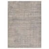 Cosima Striped Silver/ Taupe Runner Rug (3'X10')