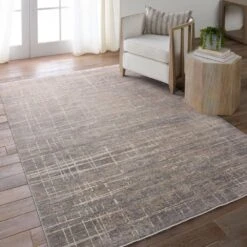 Cosima Striped Silver/ Taupe Runner Rug (3'X10') -France and So Furniture BLA14 4 c191104f cccb 4519 a547 3eecc13f4c6c