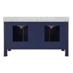 Blanche 60 Navy Bath Vanity -France and So Furniture BLANCHE 60 NVY BACK 81175.1727974713