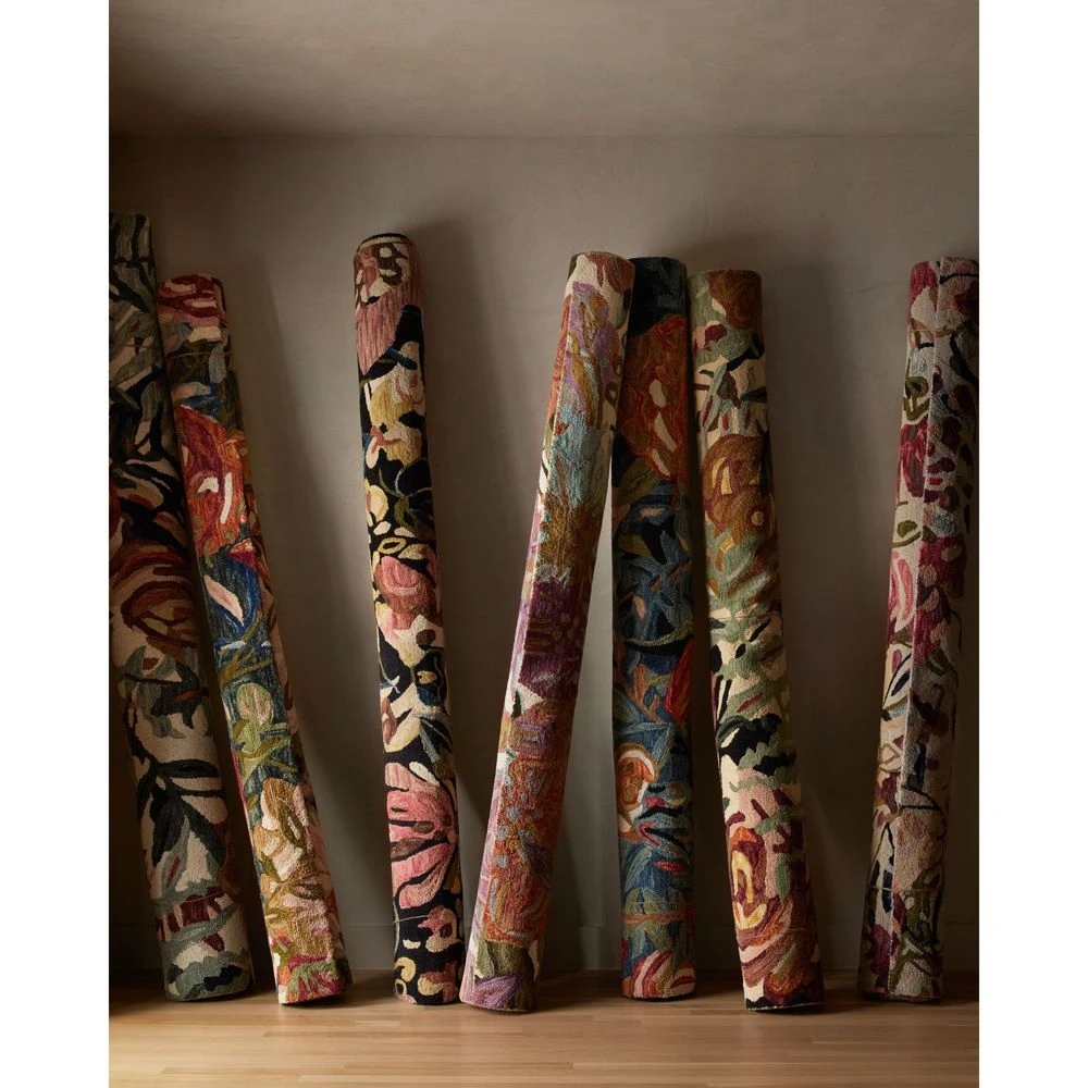 Loloi Belladonna Ivory / Raspberry 2'-0" X 5'-0" Accent Rug 2 Loloi Belladonna Ivory / Raspberry 2'-0" X 5'-0" Accent Rug - Image 2