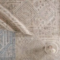 Kavira Handmade Medallion Light Brown/ Light Pink Area Rug (10'X14') -France and So Furniture BLY01 4