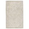 Kavira Handmade Medallion Light Taupe/ Cream Area Rug (9'X12')