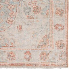 Leila Medallion Orange/ Light Blue Area Rug (7'10"X9'10") -France and So Furniture BOH15 3 caed53a2 c8d3 4af7 badc aeb718ef2bbc