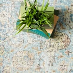 Flare Oriental Teal/ Gold Area Rug (10'X14') -France and So Furniture BOH17 7 5335b9ec 6bf4 463b 8f6e bd944eb4bbe2