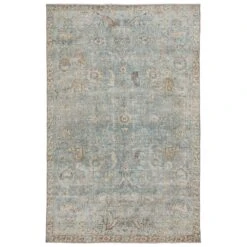 Flare Oriental Teal/ Gold Area Rug (10'X14')