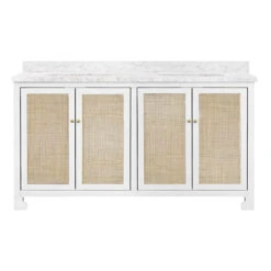 Boyd 60 Bath Vanity In Matte White Lacquer