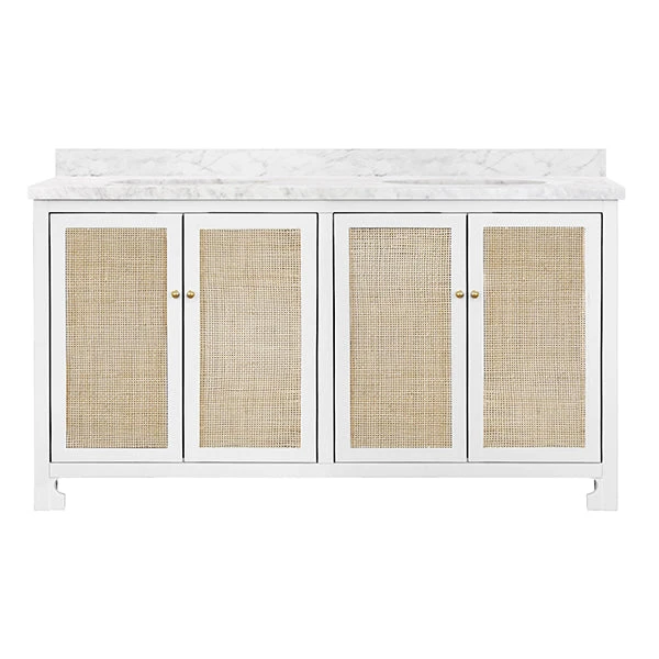 Boyd 60 Bath Vanity In Matte White Lacquer 1 Boyd 60 Bath Vanity In Matte White Lacquer