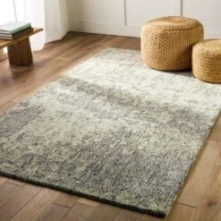Soraya Handmade Abstract Taupe/ Green Area Rug (9'X12') -France and So Furniture BRP11 4 64b02075 0792 4ebd bb1a 08600d80f3d0