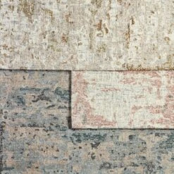 Amadeus Handmade Abstract Taupe/ Bronze Area Rug (8'X10') -France and So Furniture BRP13 5