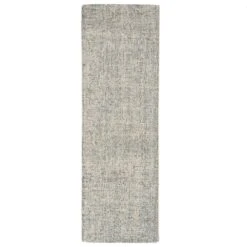 Eloise Handmade Abstract Blue/ Light Gray Area Rug (9'X12')