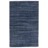 Luminance Solid Navy/ Cream Area Rug (10'X14')
