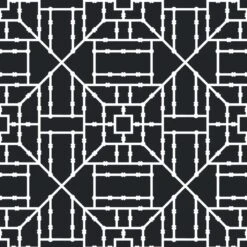 Bamboo Black Wallpaper