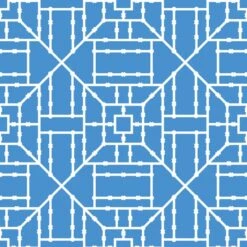 Bamboo Black Wallpaper -France and So Furniture Blue Bamboo