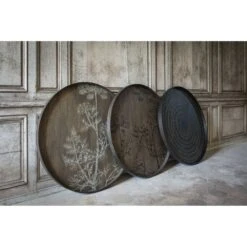 Beads Wooden Tray - Black 8 Beads Wooden Tray - Black -France and So Furniture Botany trays 03