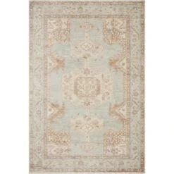 Magnolia Home By Joanna Gaines X Loloi Carlisle Seafoam / Taupe 2'-7" X 7'-9" Runner Rug