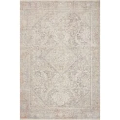 Magnolia Home By Joanna Gaines X Loloi Carlisle Slate / Ivory 9'-6" X 13'-1" Area Rug