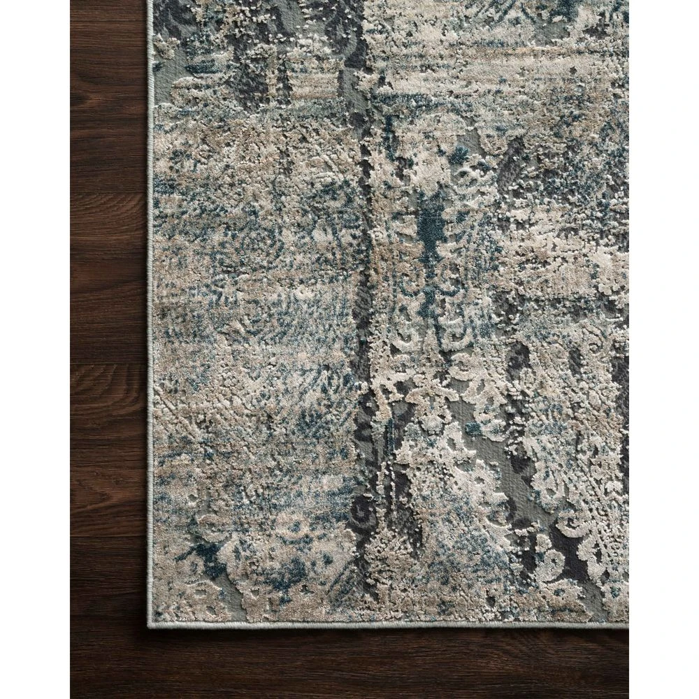 Loloi Cascade Taupe / Blue 12'-0" X 15'-0" Area Rug 4 Loloi Cascade Taupe / Blue 12'-0" X 15'-0" Area Rug - Image 4