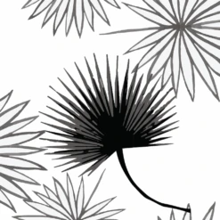 Cabbage Palm Wallpaper -France and So Furniture CBW