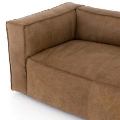 Finsbury Reverse Stitch Sofa - Natural Washed Sand -France and So Furniture CCAR 010W 307 DET 6