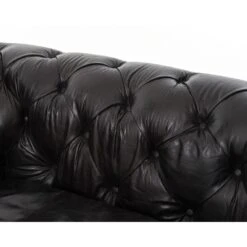 Alden Sofa - Rider Black -France and So Furniture CCAR 36 OSB DET 1
