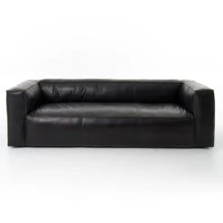 Finsbury Reverse Stitch Sofa - Rider Black