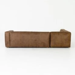 Finsbury Leather Sectional - Natural Washed Sand - 2-Piece RAF 14 Finsbury Leather Sectional - Natural Washed Sand - 2-Piece RAF -France and So Furniture CCAR VR 307 BCK 1
