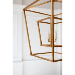 Daylin Double Cage Lantern -France and So Furniture CHC2179GI D