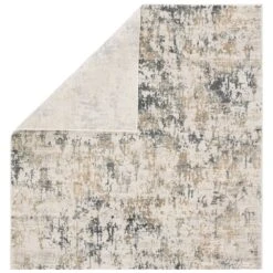 Jura Abstract White/ Dark Gray Round Area Rug (7'10" RND) -France and So Furniture CIQ09 2 399fdb42 0a7d 4aeb 8f95 07d8046c1a95