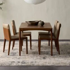 Jura Abstract White/ Dark Gray Round Area Rug (7'10" RND) -France and So Furniture CIQ09 7 575edb5e 09b5 4369 95dc 38b93f84bf7e