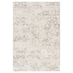 Jett Abstract Gray/ White Area Rug (12'X18')