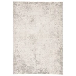 Kikon Damask Ivory/ Gray Round Area Rug (7'10" RND)