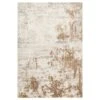 Vale Abstract Gray/ Gold Area Rug (10'2"X14')
