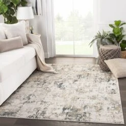 Umber Abstract Gray/ Gold Area Rug (10'2"X14') -France and So Furniture CIQ29 4 09fd5c7d 9d63 4596 ac7b 6589374f69c8