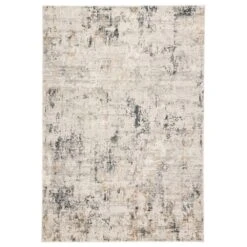 Umber Abstract Gray/ Gold Area Rug (10'2"X14')