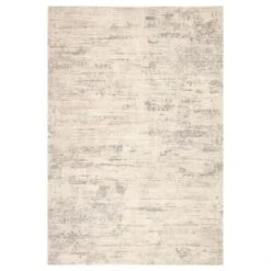 Roxana Abstract Gray/ Ivory Area Rug (6'7"X9'6")