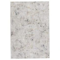 Sabelle Abstract Light Gray/ Gold Area Rug (11'10"X14')
