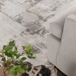 Pipitsa Abstract Cream/ Taupe Area Rug (11'10"X14') -France and So Furniture CIQ44 11 be12938f d683 4ddb b558 f374277447df