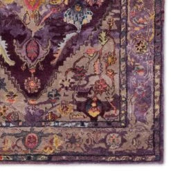 Quest Handmade Medallion Purple/ Gray Area Rug (10'X14') -France and So Furniture CIT10 3 9778824f 2d70 4391 ba54 9392007aaa9e