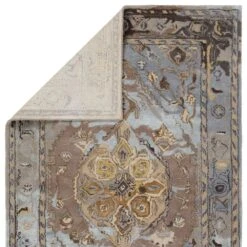 Quest Handmade Medallion Gray/ Gold Area Rug (9'X12') -France and So Furniture CIT11 2 207c4922 bf91 4a41 873f 144b604bae44