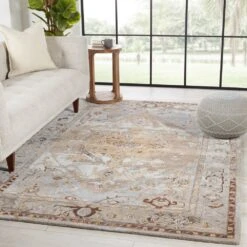 Quest Handmade Medallion Gray/ Gold Area Rug (9'X12') -France and So Furniture CIT11 4 d2d0463e 0778 474f 8d6b c221d41905f1