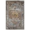 Quest Handmade Medallion Gray/ Gold Area Rug (9'X12')