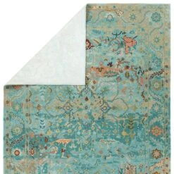 Ziv Handmade Medallion Turquoise/ Pink Area Rug (9'X12') -France and So Furniture CIT13 2 9ecb625d c386 46dc a8c1 808888a0556d